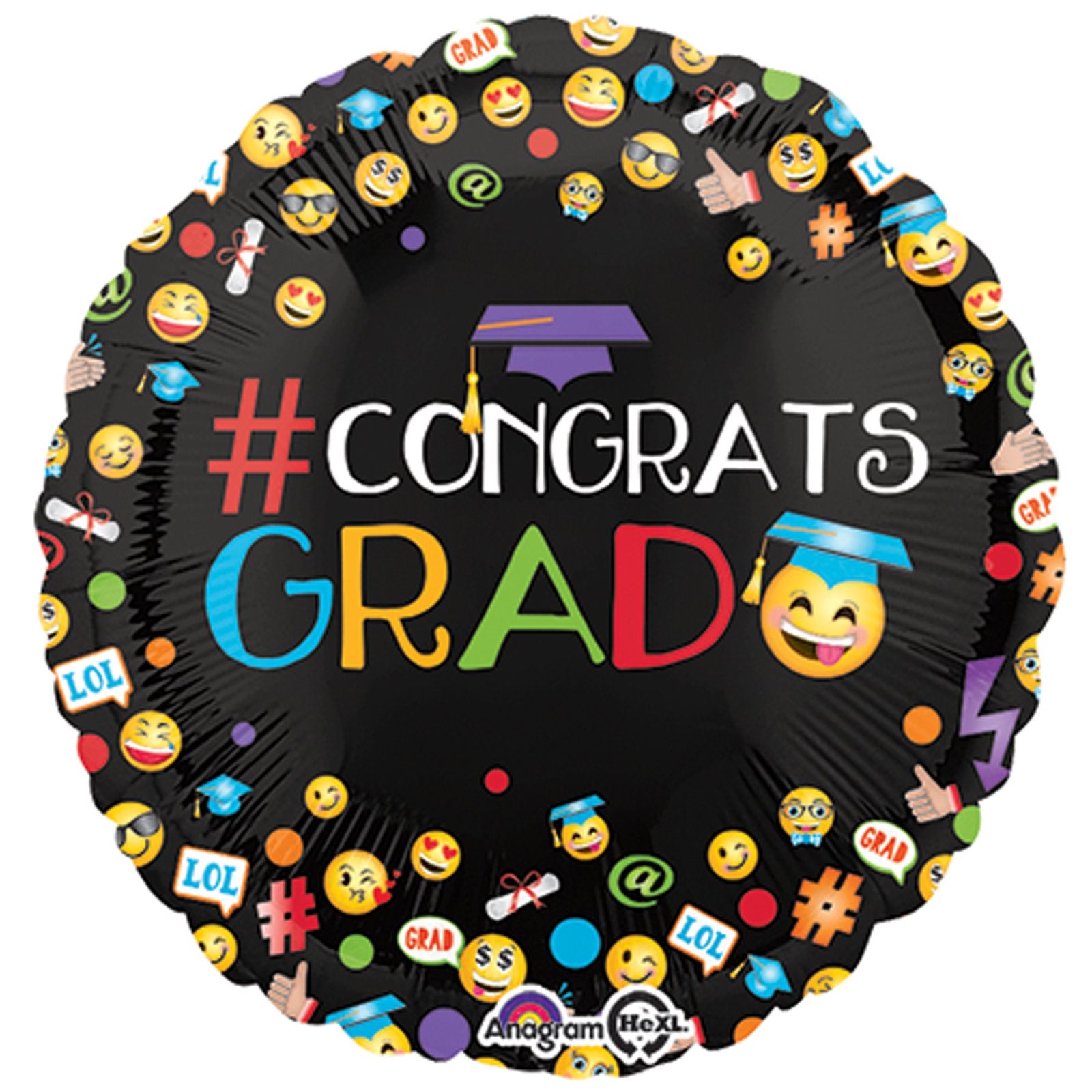 Anagram 17" Awesome Grad Emojis (FLAT)